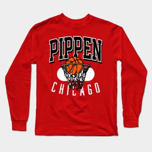 Vintage 90's Basketball Chicago Long Sleeve T-Shirt